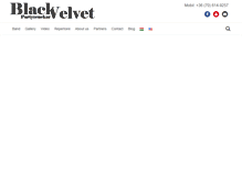 Tablet Screenshot of blackvelvet.hu